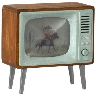 Maileg - peliukų televizorius
